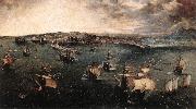BRUEGEL, Pieter the Elder Naval Battle in the Gulf of Naples fd oil on canvas